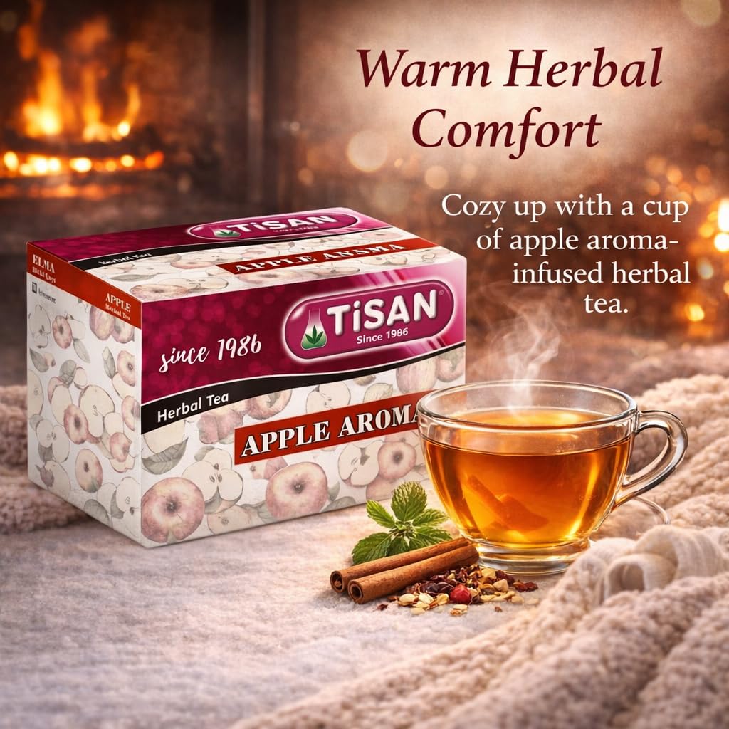 Amazon.com : Tisan Apple Tea – 40 Individually Wrapped Tea Bags